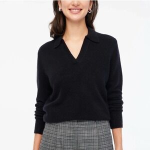 J. Crew Factory Black V-Neck Sweater